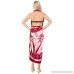LA LEELA Women Bikini Cover up Wrap Dress Swimwear Sarong Batik Plus Size 78X42 B06X197S15